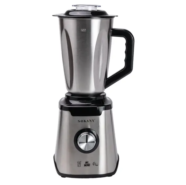 Блендер стационарный Sokany SK-187 с тремя чашами 0,5/1/1,5 л Стальной - фото 3 Блендер стационарный Sokany SK-187 с тремя чашами 0,5/1/1,5 л Стальной - фото 3