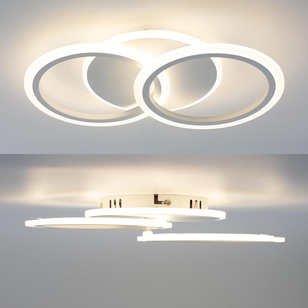 Люстра светодиодная MOKA 3R 60 Вт 440x250x70 мм Белый - фото 3