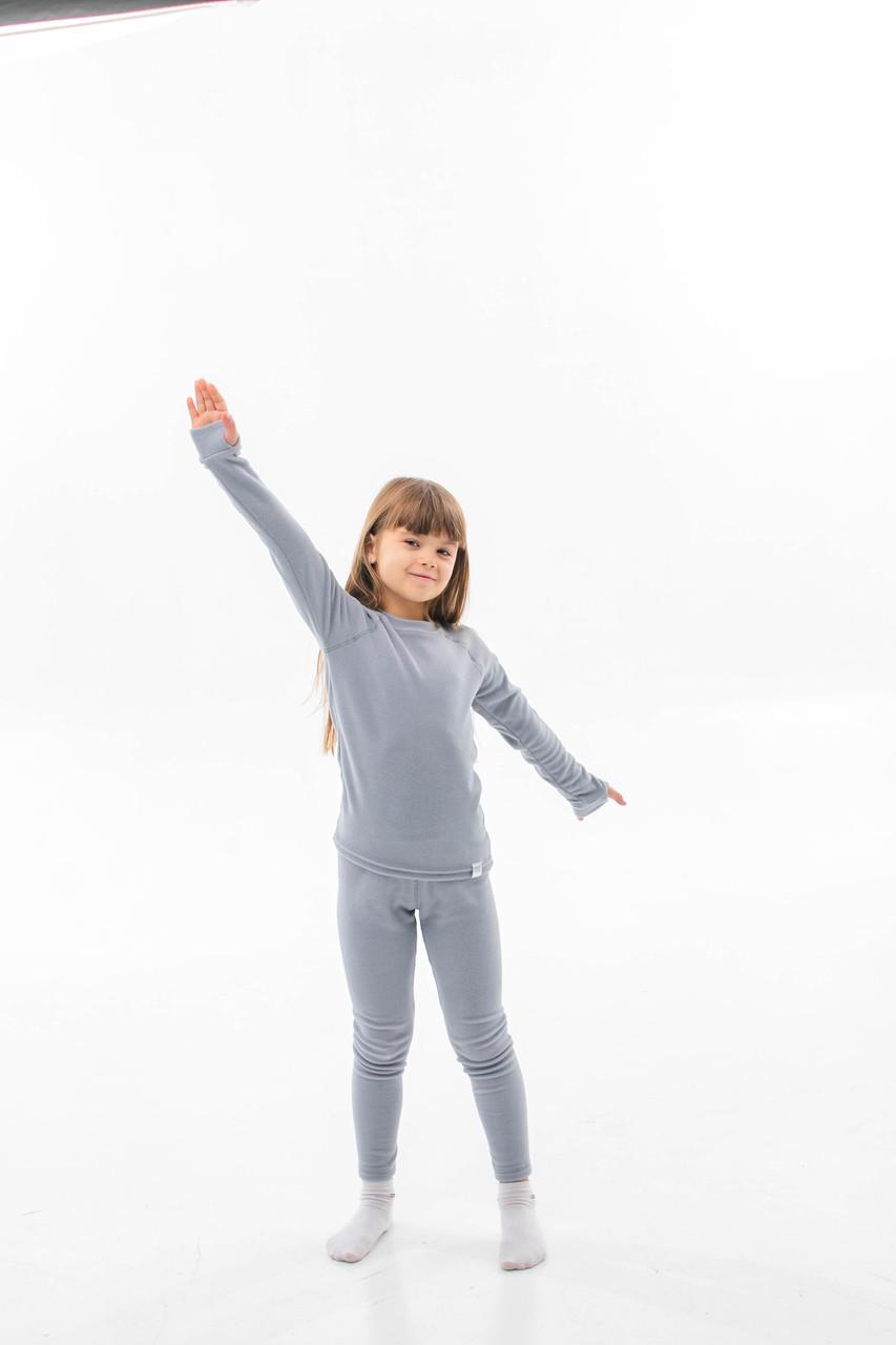 Термобілизна дитяча GC Athletics з флісом для дівчаток 146 см Світло-Сірий