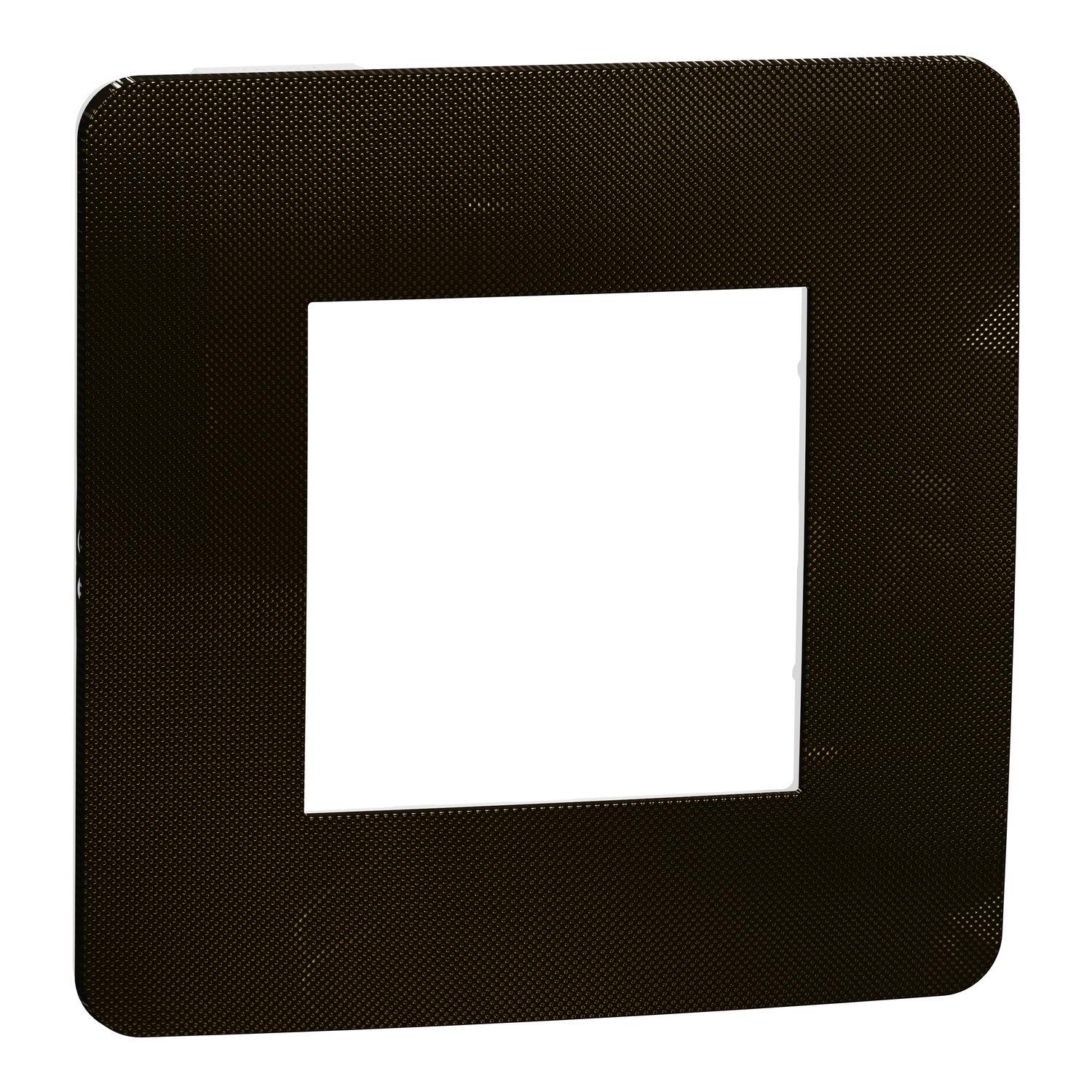 Рамка одноместная Schneider Electric Unica Studio Бронзовый/Бежевой (NU280251)