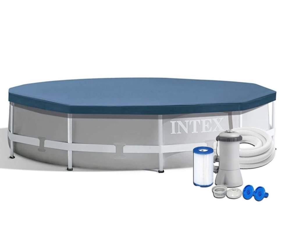 Бассейн каркасный круглый Intex 26712 NP 220-240 В 366x76 см 6503 л со встроенным насосом (10855060)