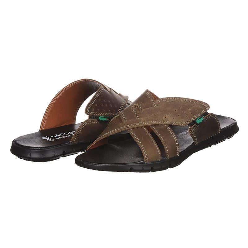 Шлепанцы мужские Andante L8-5 кожаные р. 42 Коричневый (50026)