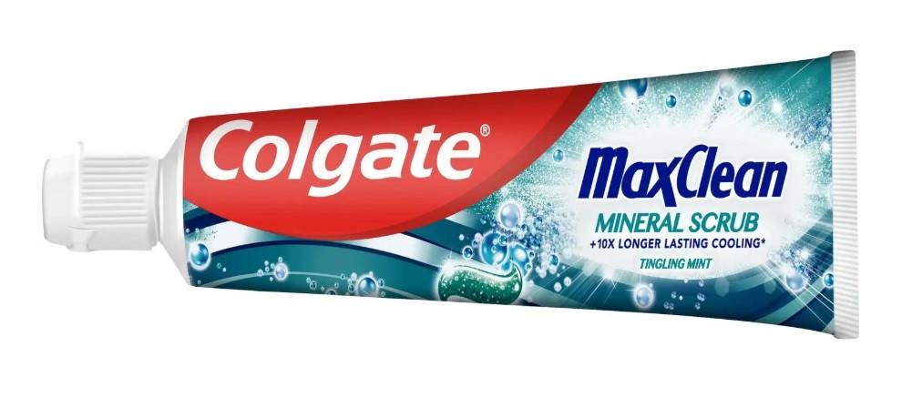 Зубная паста Colgate Max Clean Mineral Scrub 75 мл (2466169358) - фото 2 Зубная паста Colgate Max Clean Mineral Scrub 75 мл (2466169358) - фото 2