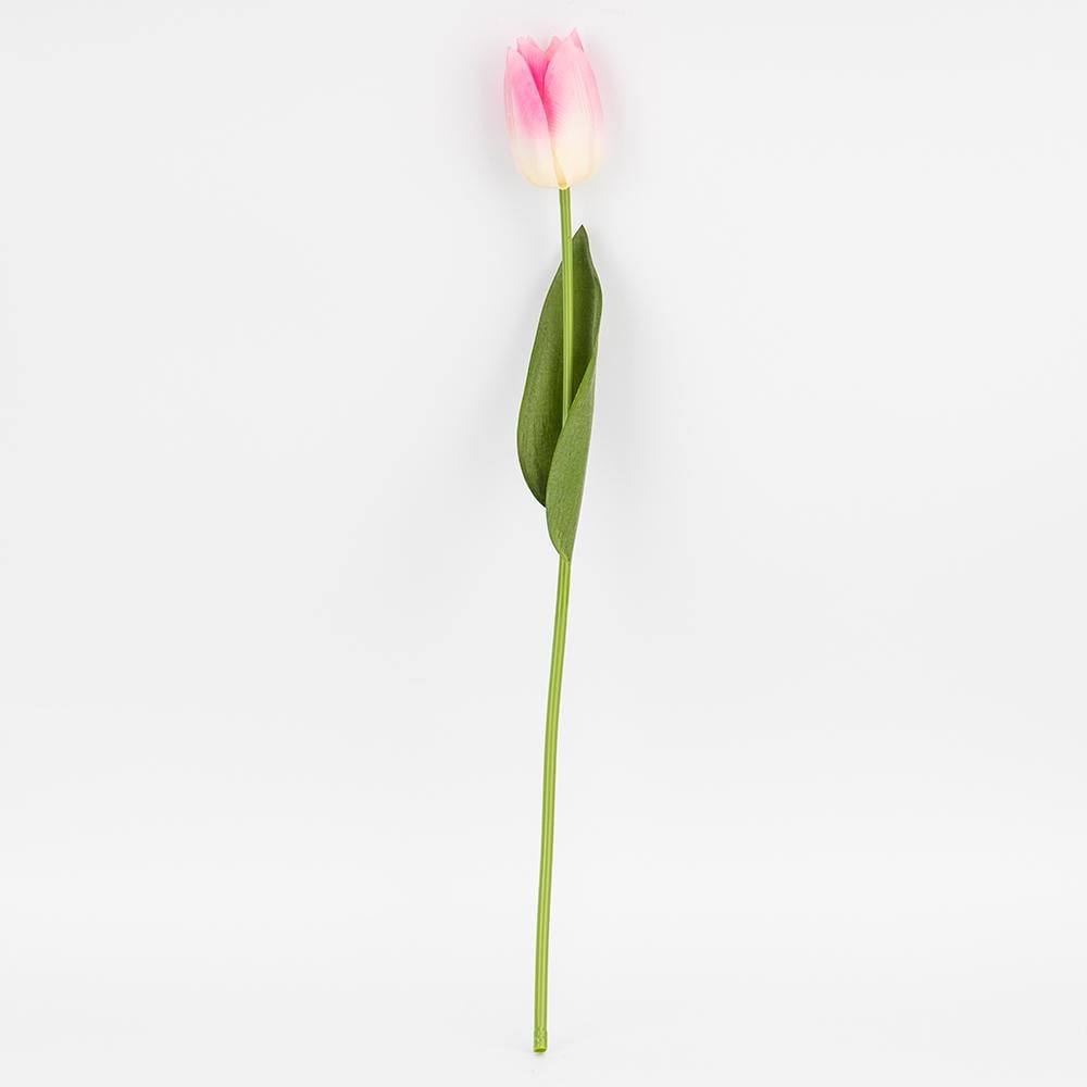 Искусственный тюльпан с эффектом живого прикосновения 45 см Кремово-розовый (2025-017) Искусственный тюльпан с эффектом живого прикосновения 45 см Кремово-розовый (2025-017)