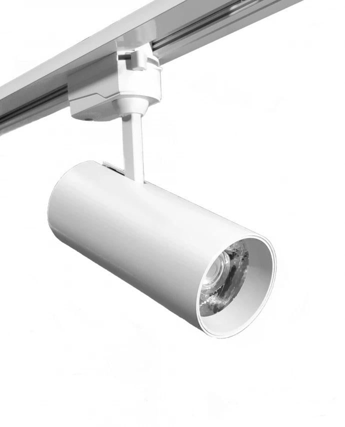 Прожектор трековый OL-P LED поворотный 10 W 4100К Белый (5967)