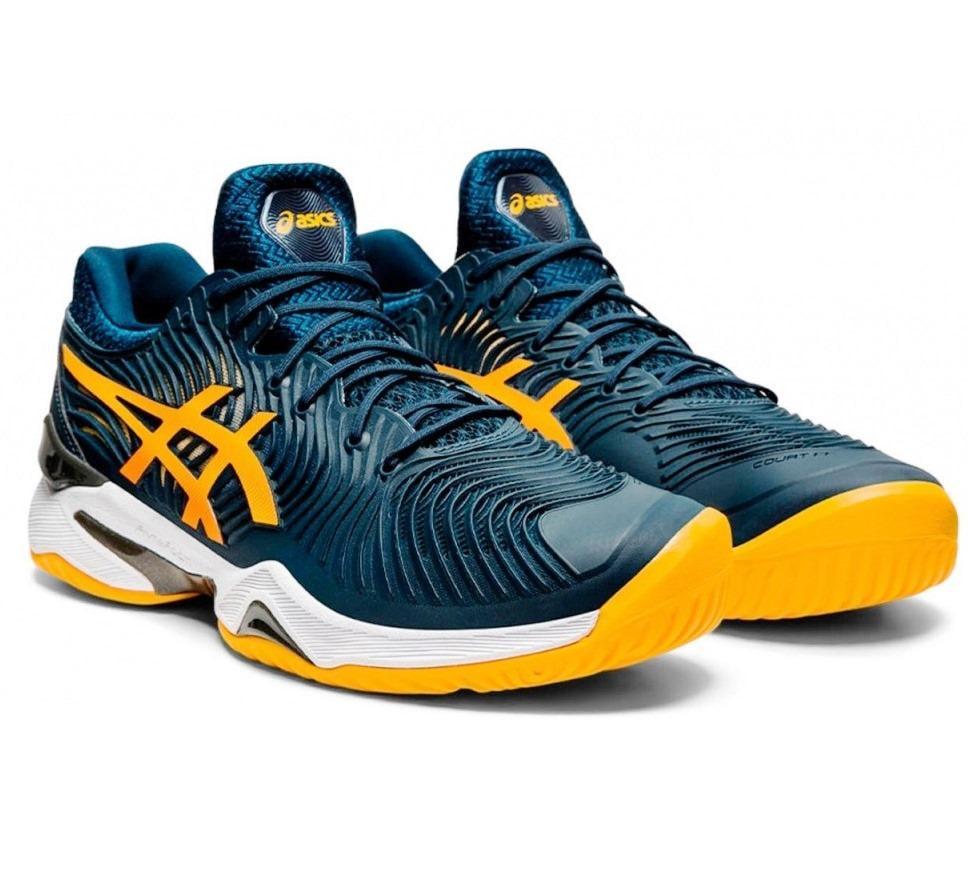 Кроссовки мужские Asics Court FF french р. 46,5 Blue/Amber (12 1041A083-402 46,5)