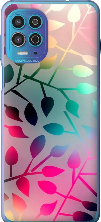 Чехол на Motorola G100 Листья (2235u-2359-42517)