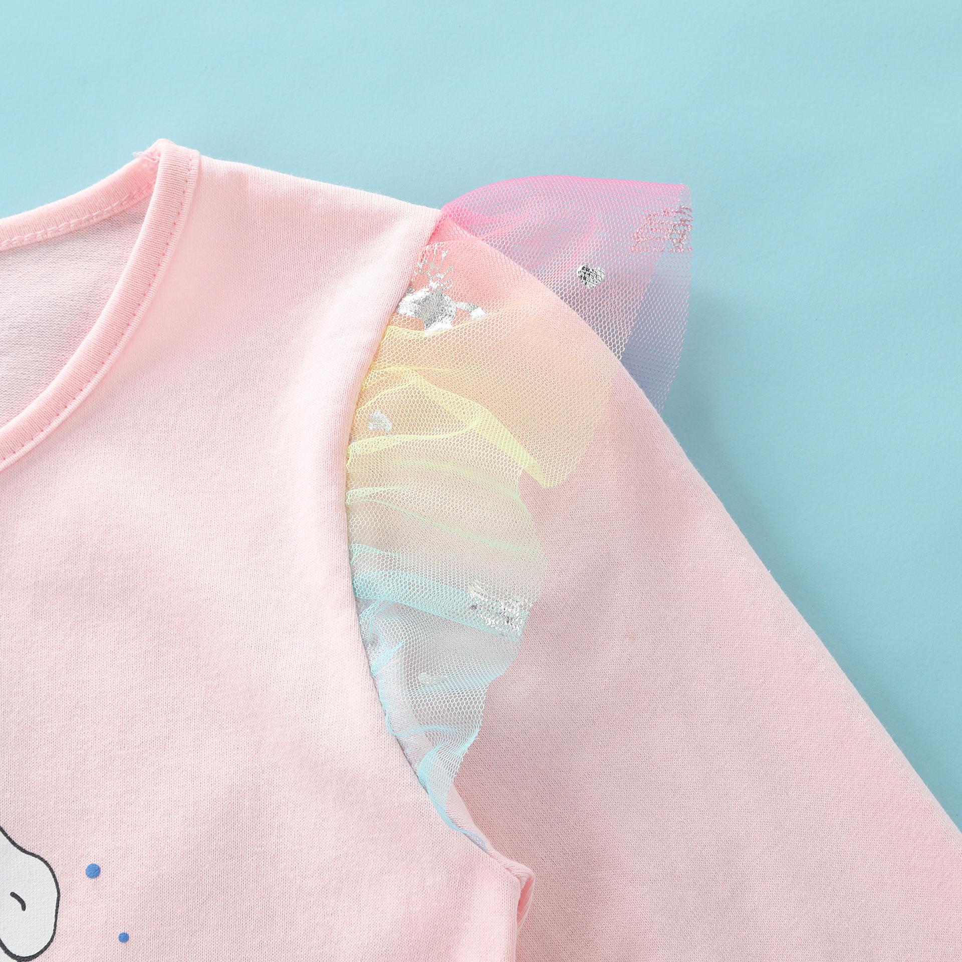 Платье детское с единорогом 130 см Радужный (23992016) - фото 8 Платье детское с единорогом 130 см Радужный (23992016) - фото 8