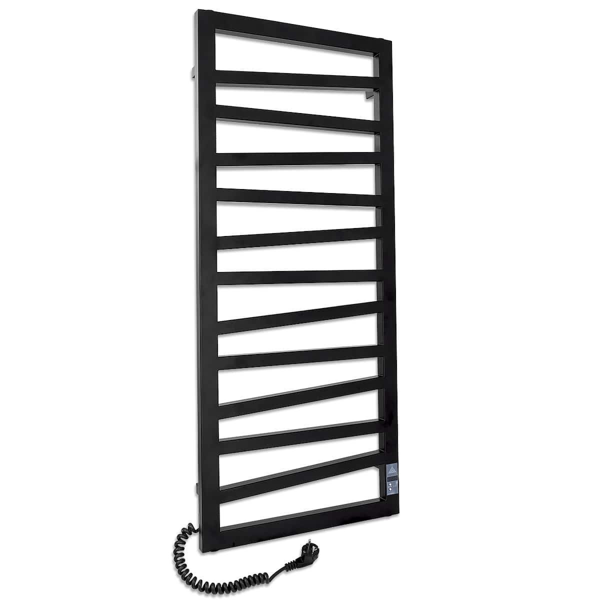 Полотенцесушитель электрический Laris Зебра Мираж ЧКЧ11 Э подключение слева 500х1200 (71207714)