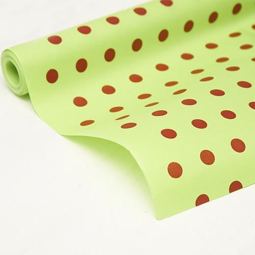 Пакувальний папір Горохи 70 см 10 м Червоний (468-39)