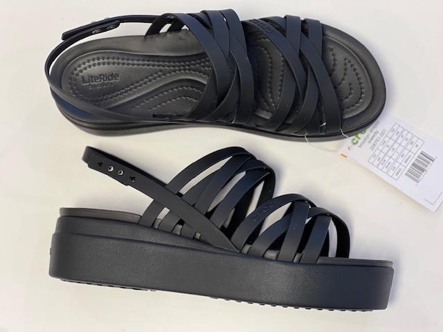 Босоножки Crocs Brooklyn Strappy р. W9/EUR 39-40 Black (13568781) - фото 7