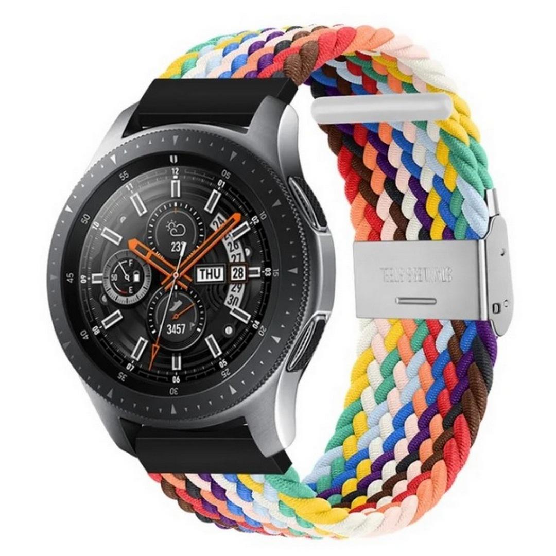 Ремешок для часов эластичный нейлоновый Amazfit/Huawei/Samsung 20 мм Rainbow 11 (nr20NY02_r11)