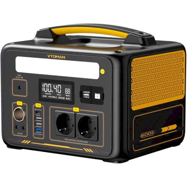 Зарядна станція VTOMAN Jump 600X 299 Вт/год 600 Вт LiFePO4 (75420722)