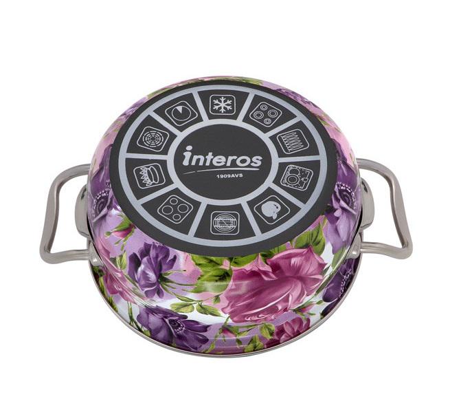 Каструля емальована Анжеліка 1,5 л (1154) - фото 3 Каструля емальована Анжеліка 1,5 л (1154) - фото 3