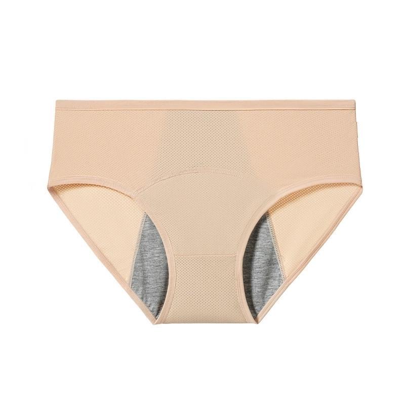 Трусы слипы для месячных от протеканий нейлон 2XL Бежевый - фото 3