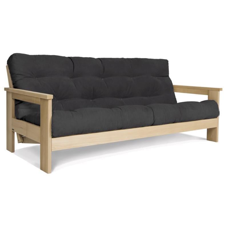 Диван-футон розкладний Woodman Mexico з масиву дерева без покриття Попелястий - фото 1