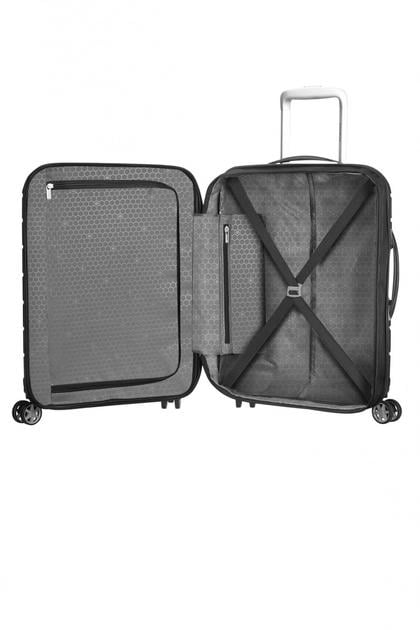 Чемодан Samsonite Flux Spinner 55/20 Exp на 4-х колесиках Черный (CB0-09001) - фото 2