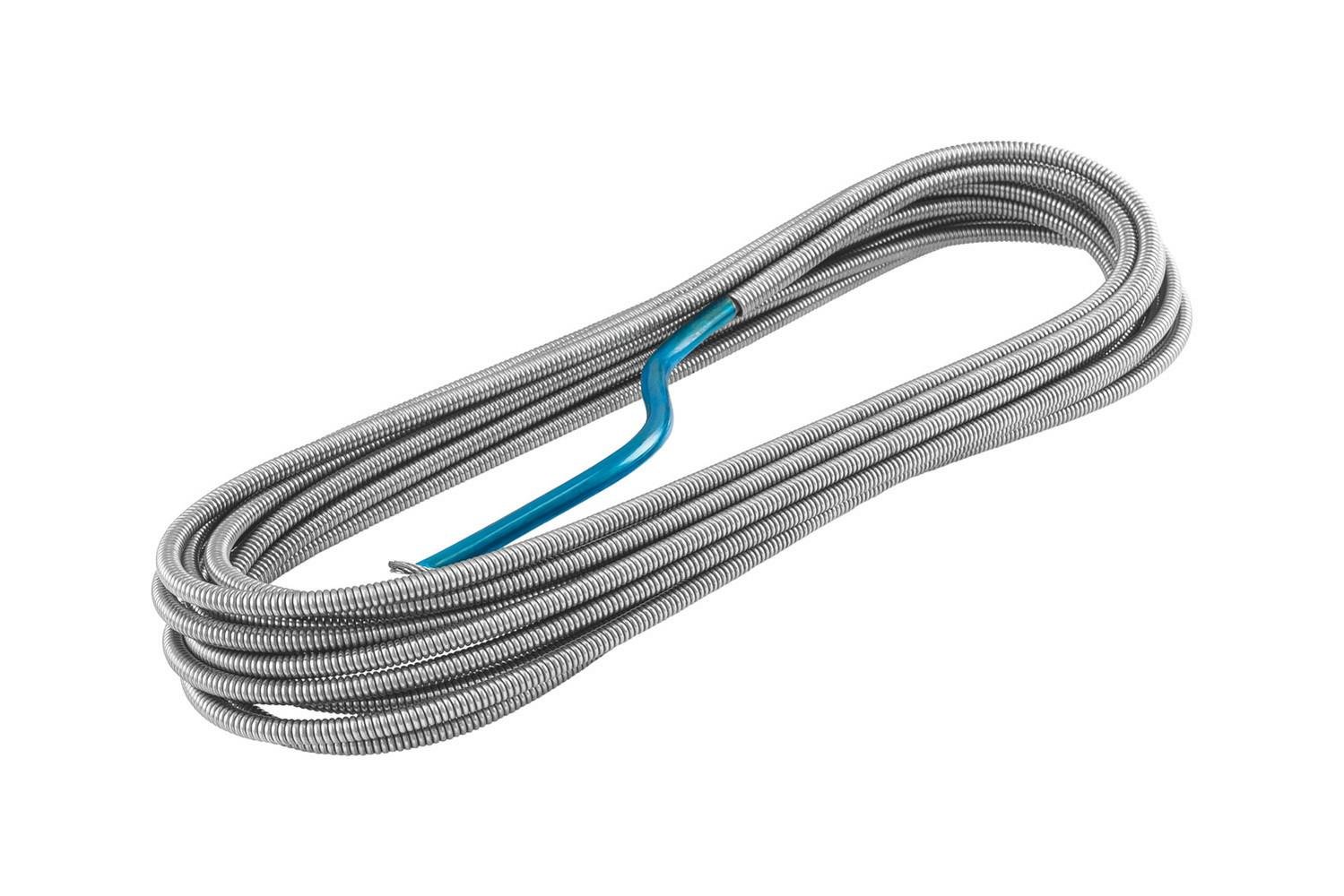 Трос для прочищення каналізації MasterTool Ø8 мм 8 м (83-0908) Трос для прочищення каналізації MasterTool Ø8 мм 8 м (83-0908)