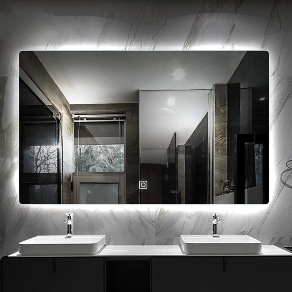 Зеркало Dim Dzerkal CAGLIA с LED-подсветкой и сенсорным управлением 50х70 см (9983) Зеркало Dim Dzerkal CAGLIA с LED-подсветкой и сенсорным управлением 50х70 см (9983)