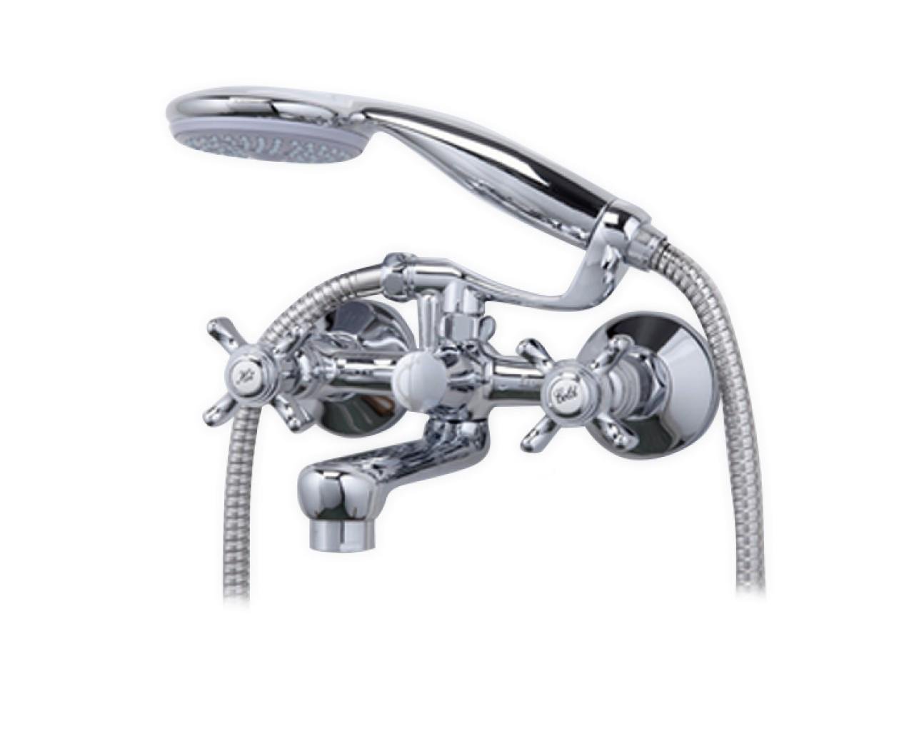 Змішувач для ванної Frap H24 F3024 1033914 двовентильний Хром (102591)