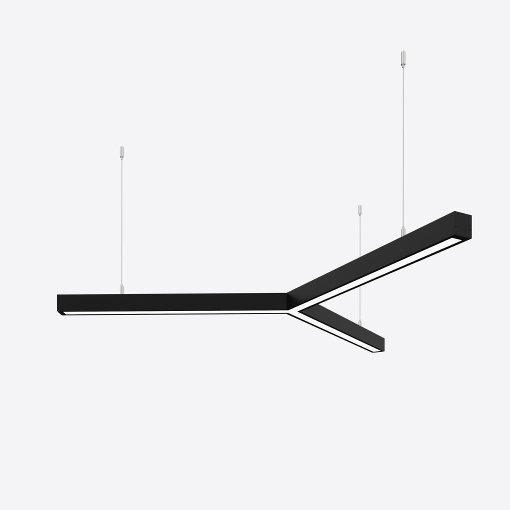 Светильник светодиодный управляемый X-LED 90 Вт Y-образный Ø1230 мм Черный (LSNY-90db) - фото 3