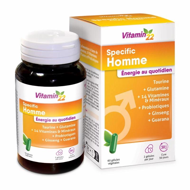 Натуральные добавки VITAMIN'22 specific homme 60 капс. (LIDK19)