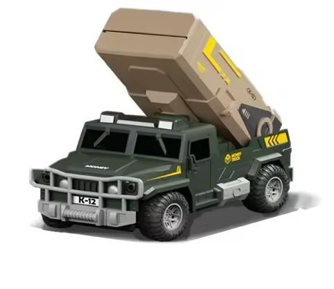 Радіокерована машинка Military Truck сейф-скарбничка з дистанційним керуванням функцією стрілянини Зелений (31774026)
