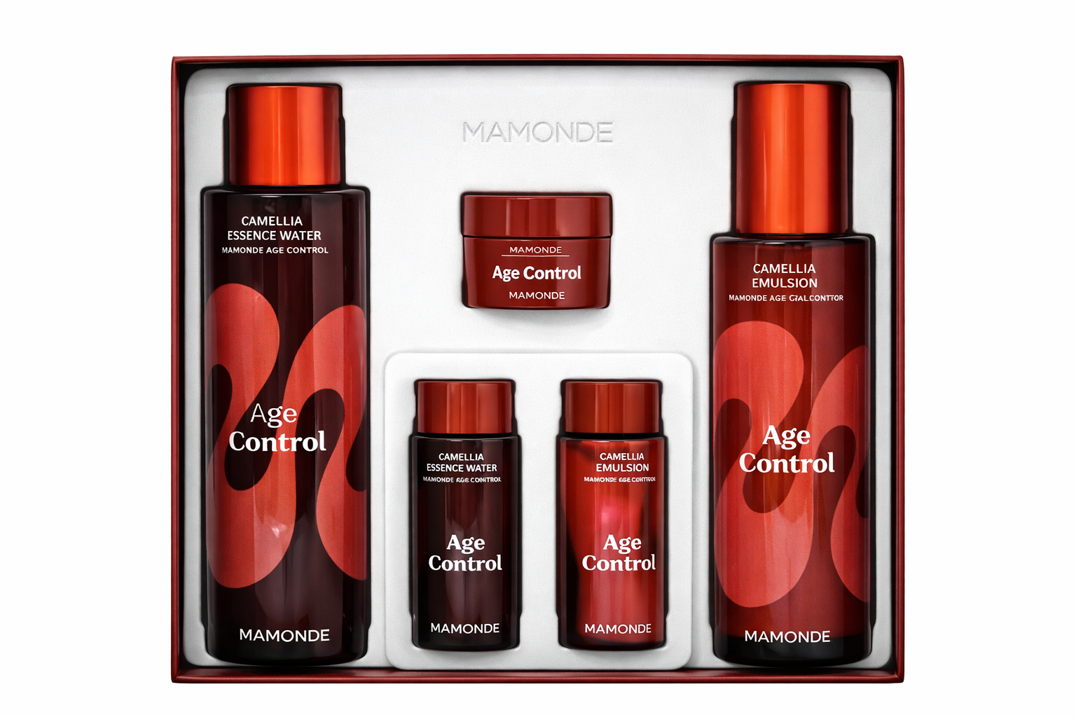 Набор антивозрастного ухода Mamonde Age Control Camellia Skin Care Duo Set (8809925205352)