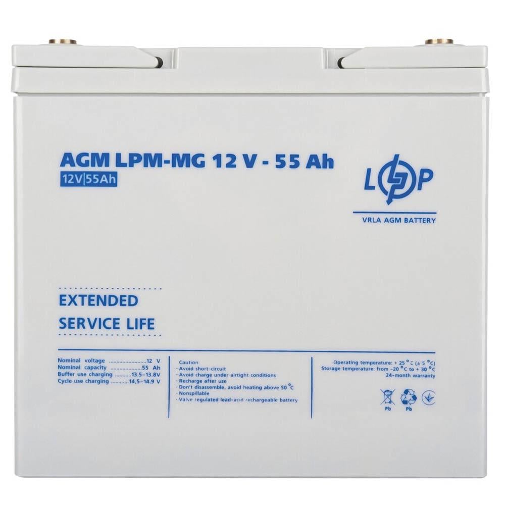 Аккумулятор мультигелевый LPM-MG 12V/55 Ah (21848017) - фото 2