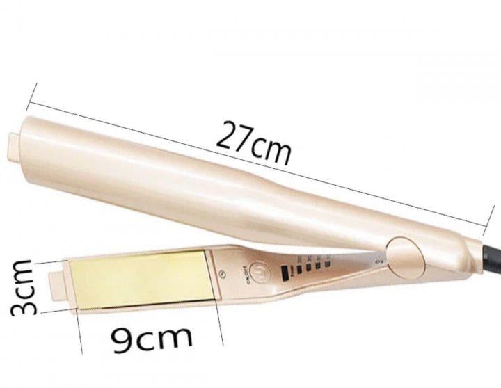 Професійна праска 2в1 Hair Curling Iron WA-1 AVE спіральна для завивки та випрямлення волосся - фото 4