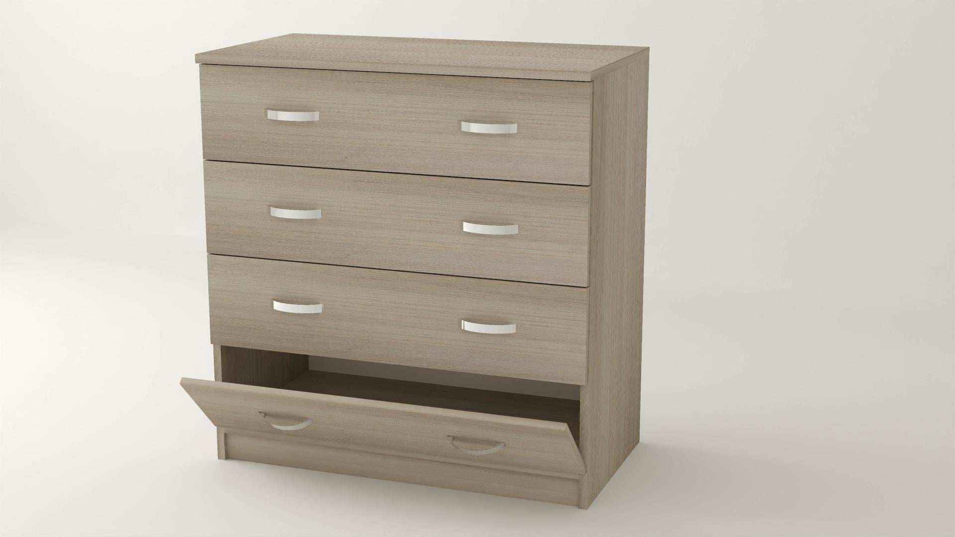 Комод Алекса ВК-20 75х45х90 см Дуб шамони светлый