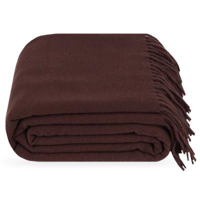 Плед гранд 140х220 см Коричневый - фото 1 Плед гранд 140х220 см Коричневый - фото 1