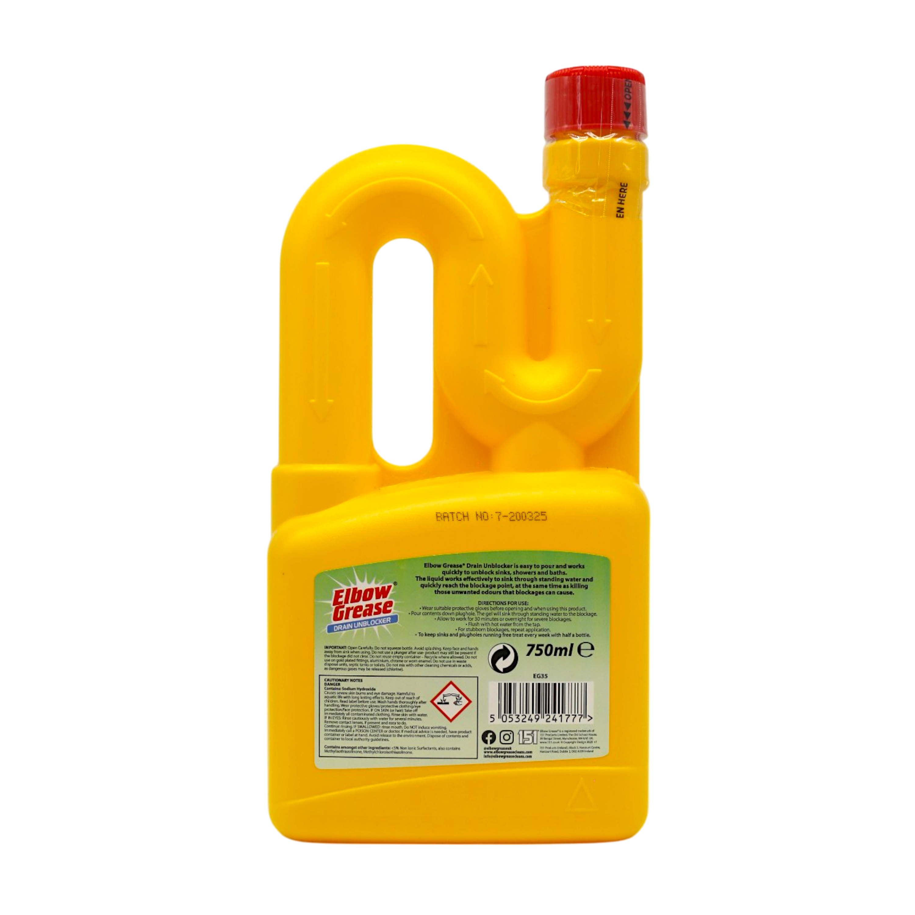 Гель для прочистки труб Elbow Grease 750 мл (НФ-00008908) - фото 2 Гель для прочистки труб Elbow Grease 750 мл (НФ-00008908) - фото 2