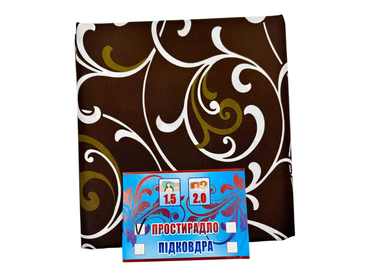 Простынь Вензель полиэстер 150х220 см (T-25-032/x150)