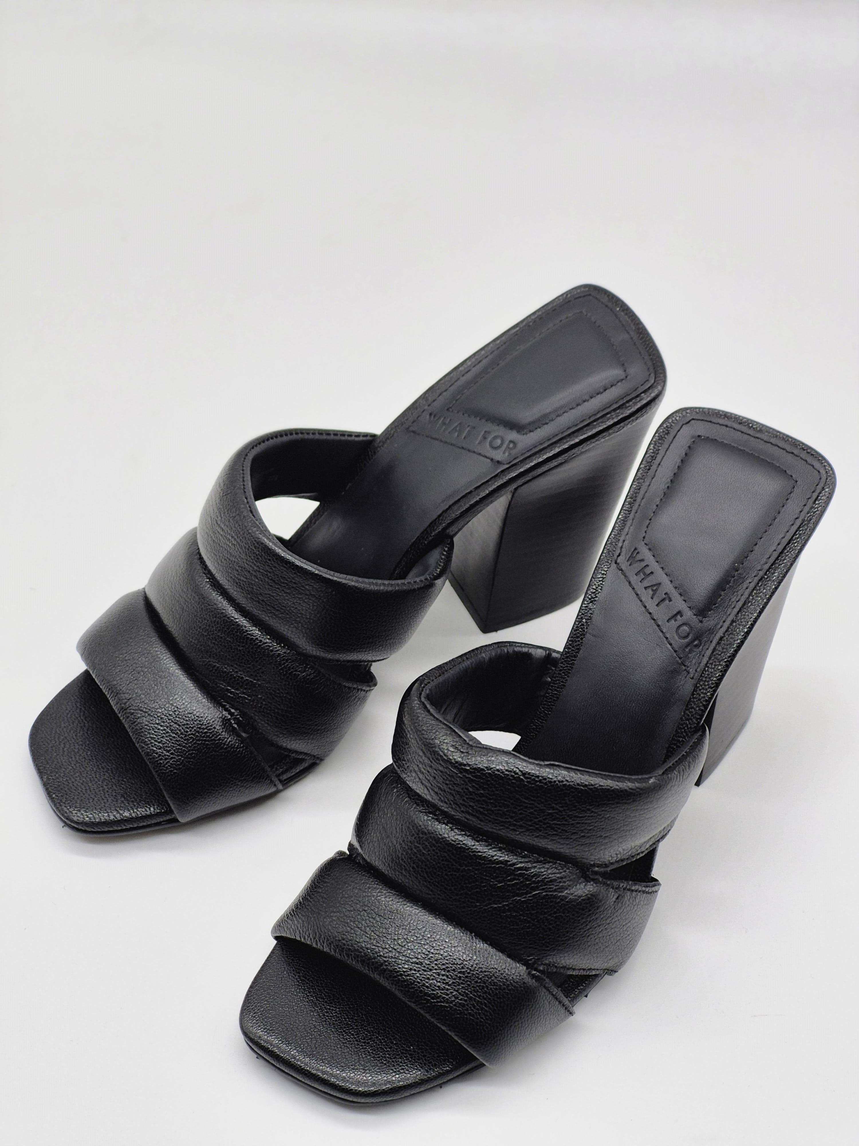 Шльопанці жіночі What For KAGA р. 37 Black