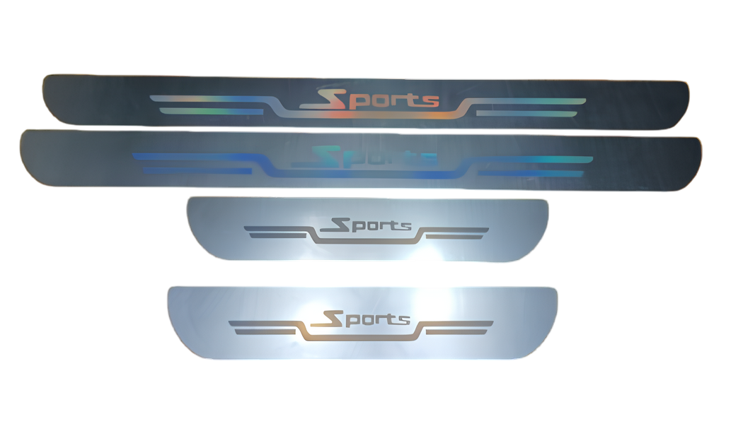 Захисні накладки на пороги Sports 4 шт. Білий (1480644080)