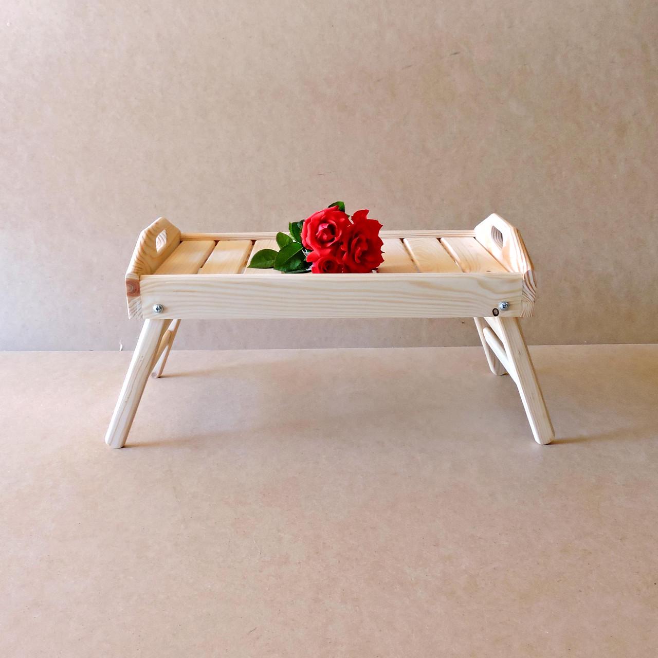 Столик-піднос для сніданку з дерева Аляска Бланже (СТП-001701) - фото 2 Столик-піднос для сніданку з дерева Аляска Бланже (СТП-001701) - фото 2