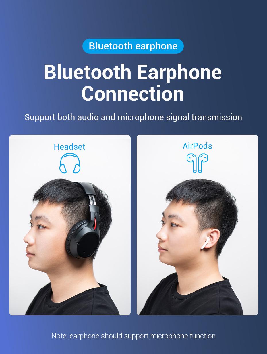 Адаптер Vention Bluetooth 5.0 приймач-передавач USB Чорний (CDSB0) - фото 7