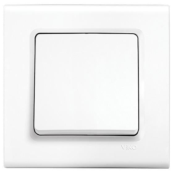 Выключатель одноклавишный Viko Linnera Белый (90400001