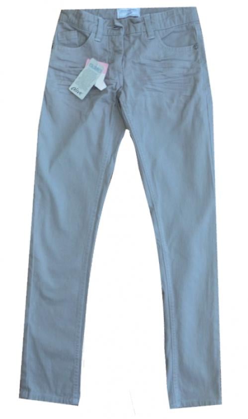 Джинсы для девочки Alive 23359130 9-10 лет 140 см Серый (55924) Джинсы для девочки Alive 23359130 9-10 лет 140 см Серый (55924)