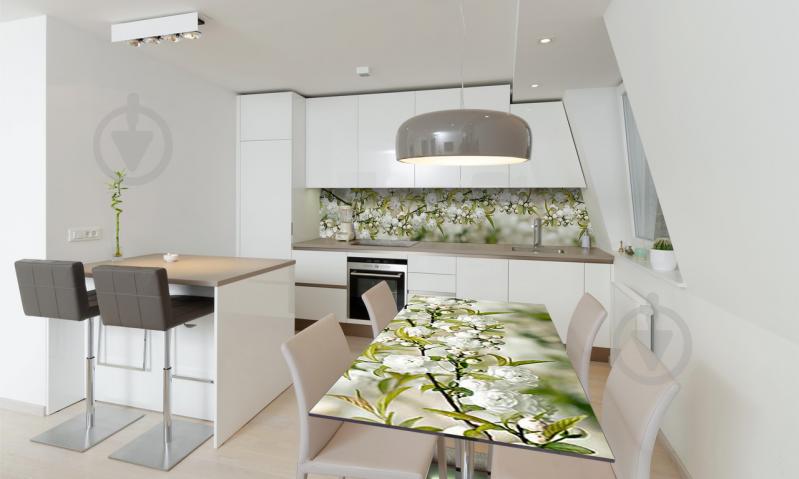 Наклейка виниловая на стол Zatarga «Белая Сакура» 650х1200 мм Z180687/1st Наклейка виниловая на стол Zatarga «Белая Сакура» 650х1200 мм Z180687/1st