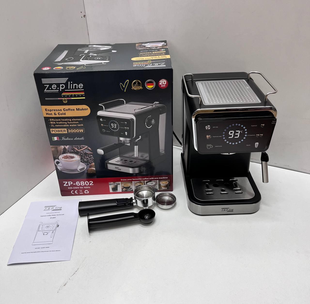 Кавомашина Zepline ZP-6802 3000 Вт 20 Bar - фото 8 Кавомашина Zepline ZP-6802 3000 Вт 20 Bar - фото 8