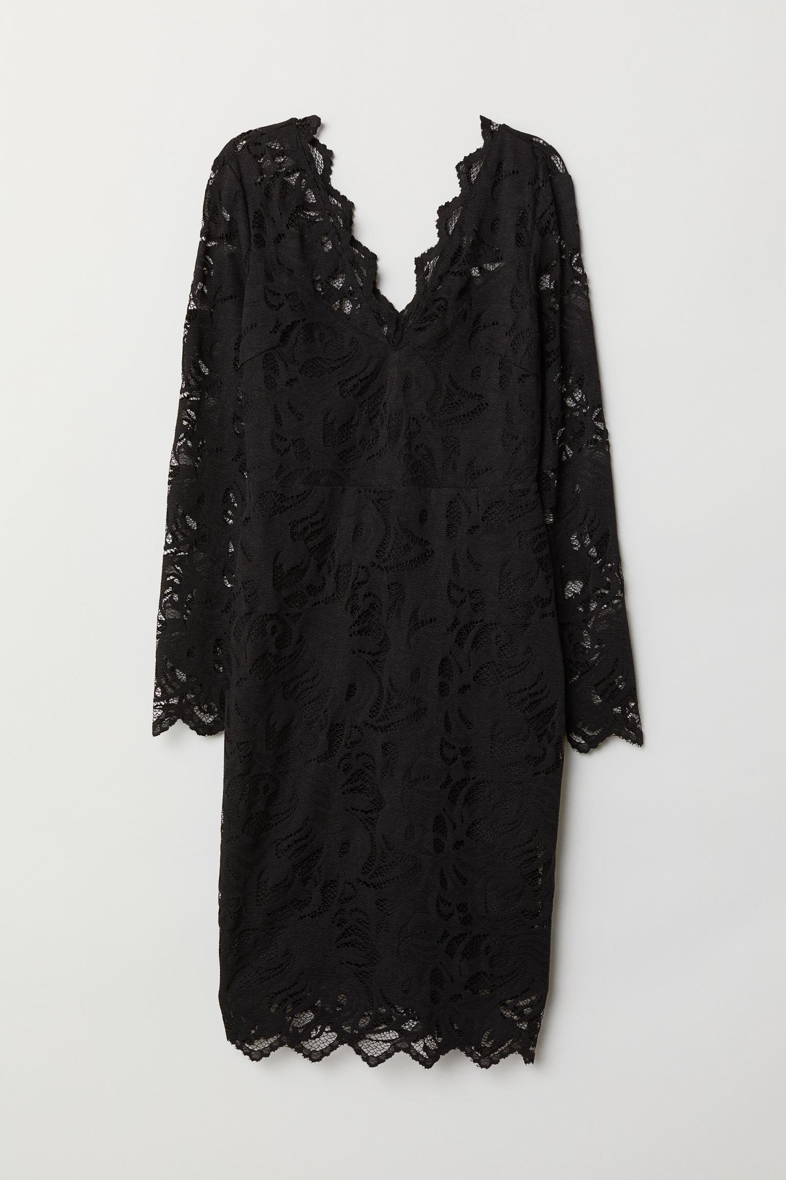 Платье кружевное р. 34 Черный (5605668dlog)