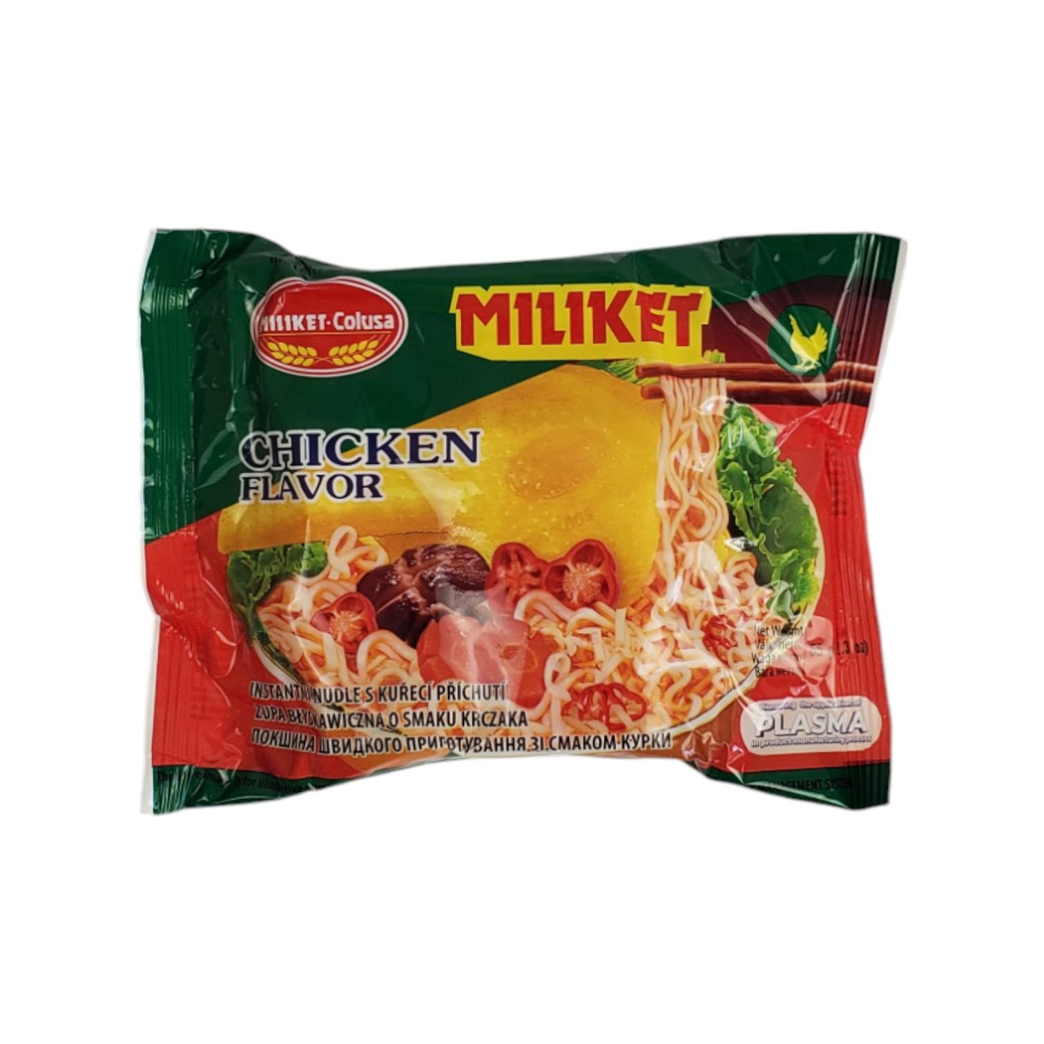 Локшина швидкого приготування зі смаком курки Miliket 65 г (AF100201) Локшина швидкого приготування зі смаком курки Miliket 65 г (AF100201)