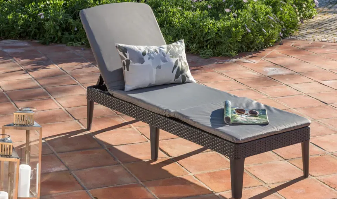 Шезлонг пластиковый Keter Jaipur Графит (235162) - фото 8 Шезлонг пластиковый Keter Jaipur Графит (235162) - фото 8