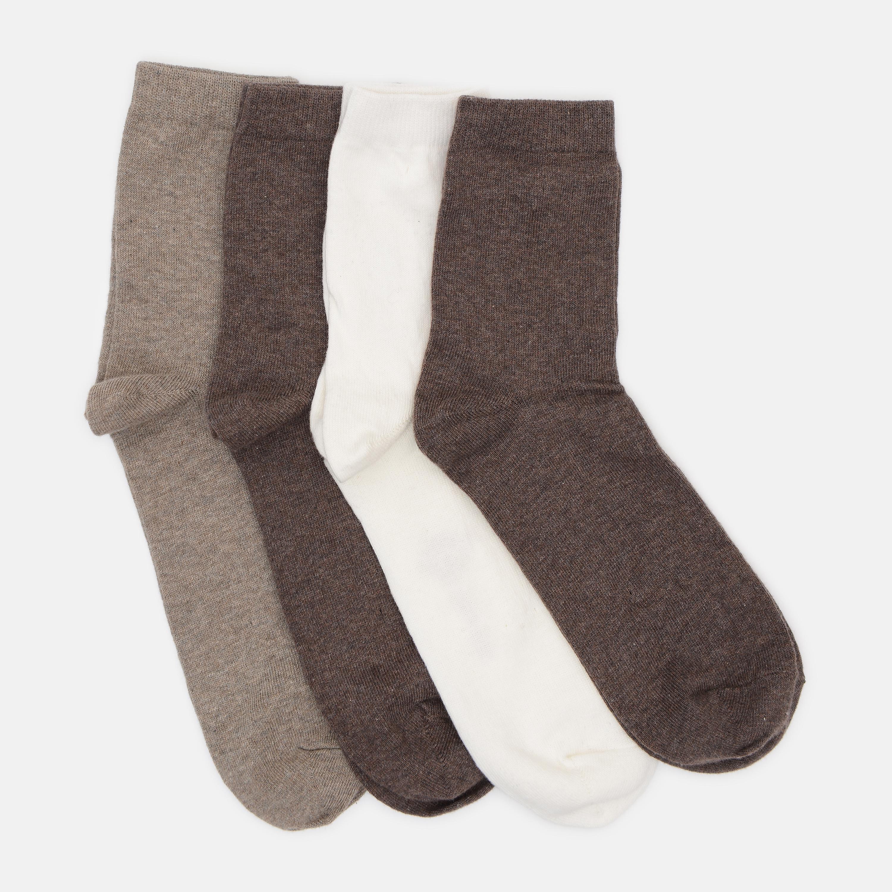 Шкарпетки C&A 4 пари р. 39-42 Коричневий/Білий (14098554711)