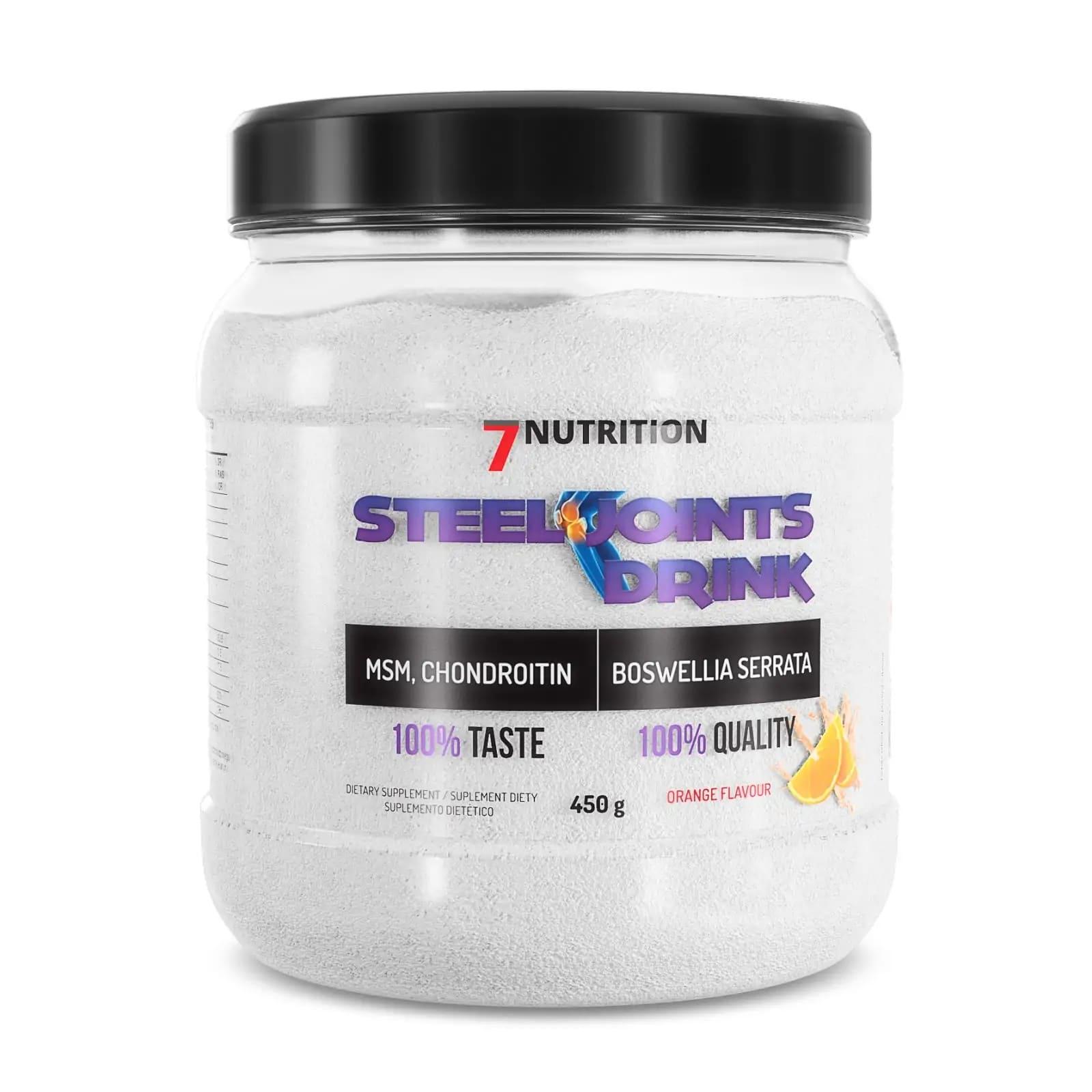 Хондропротектор для спорта 7Nutrition Flexit Joint Steel 450 г 22 порции Orange (000018459) Хондропротектор для спорта 7Nutrition Flexit Joint Steel 450 г 22 порции Orange (000018459)