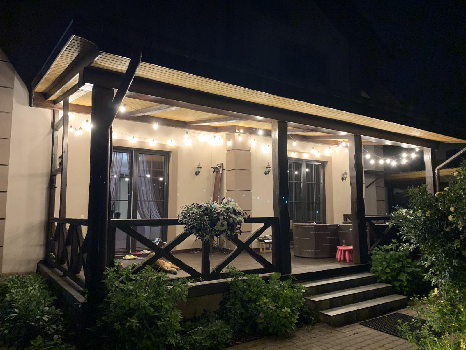 Гирлянда уличная RETRO LAMPA 20 ламп LED влагозащитная IP44 от 220 В 10 м 4 Вт Белый - фото 4 Гирлянда уличная RETRO LAMPA 20 ламп LED влагозащитная IP44 от 220 В 10 м 4 Вт Белый - фото 4