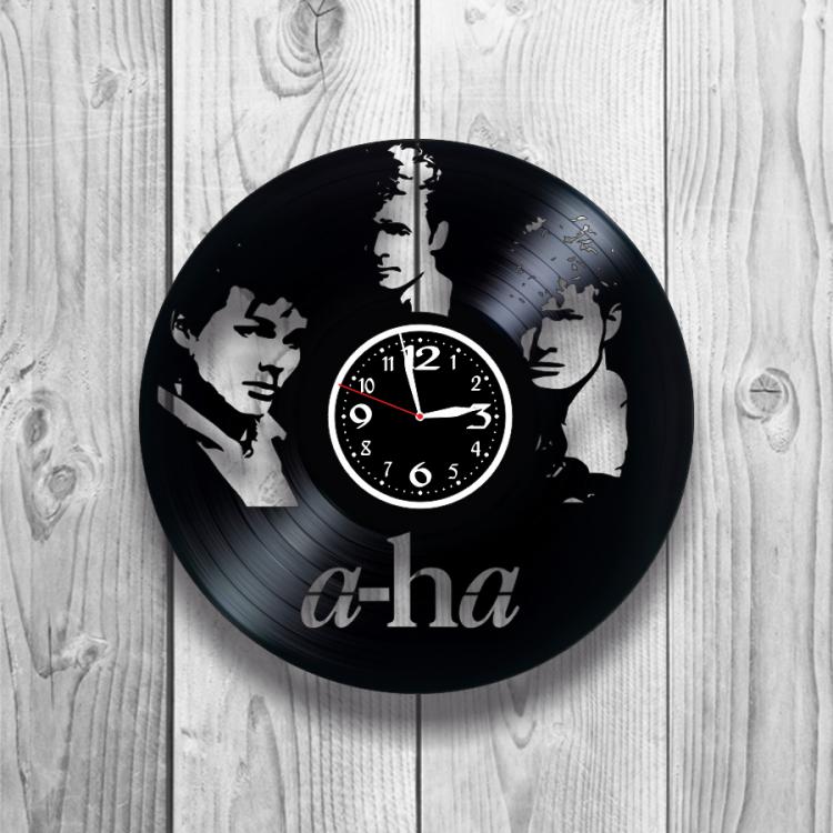 Часы настенные a-ha 0547 из виниловой пластинки