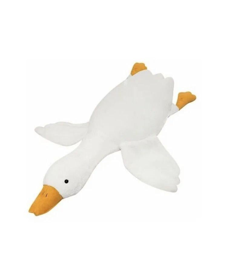 Мягкая игрушка плюшевая Гусь Подушка-обнимашка 110 см (2231)